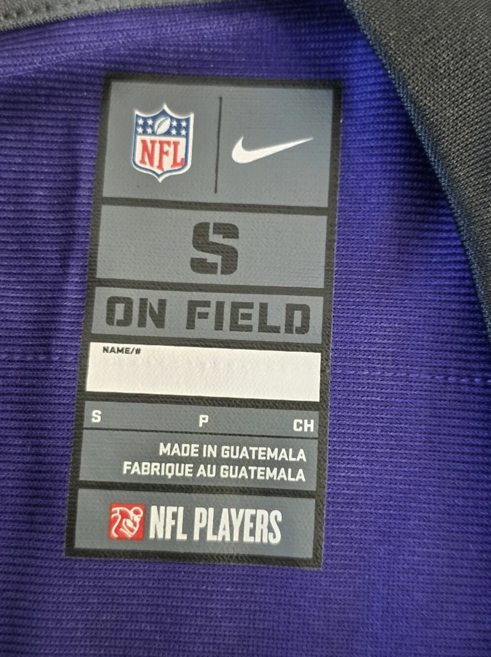 Nike‎ On Field Baltimore Ravens Ray Rice Jersey Size S Adult NFL V-Neck Pullover